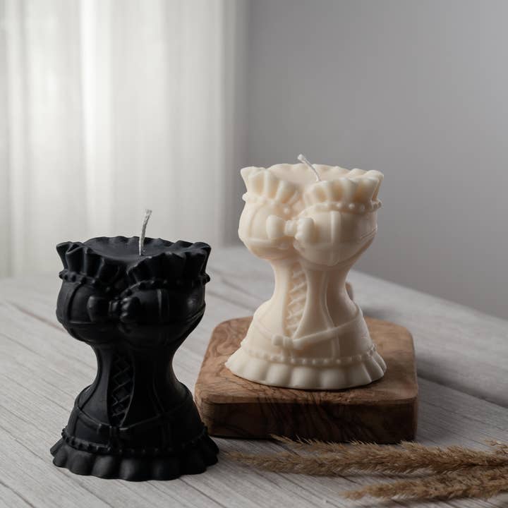 Allure CA - Wholesale Novelty Candle - Corset Candle | Bustier Soy Wax Body Candle3