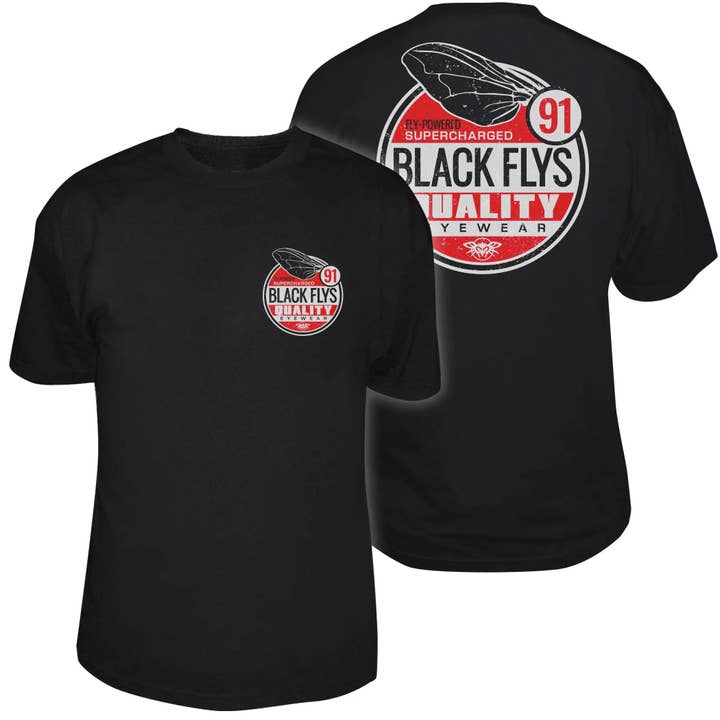 Fly Garage Logo Tee for wholesale by Black Flys Eyewear