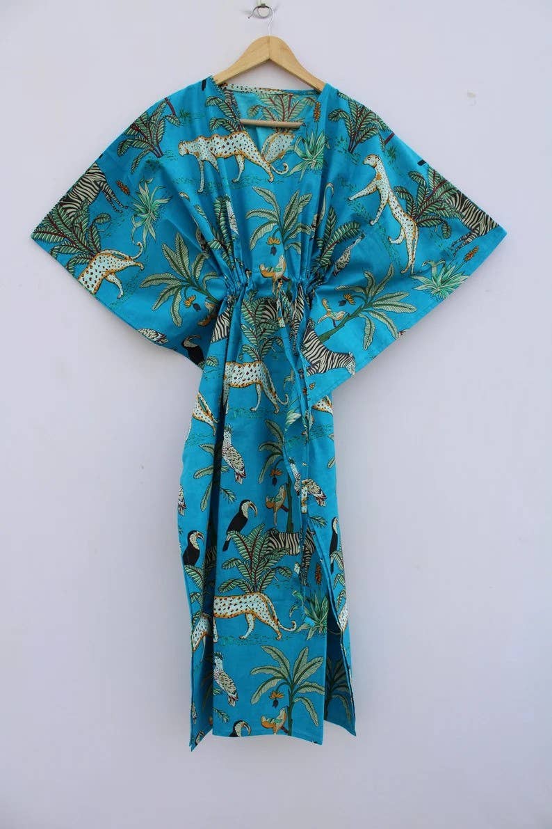 bhavnas boutique – Kaftan - Mulher por atacado – Roupão de banho de verão Kaftan Handmade Handmade Long Kaftan0