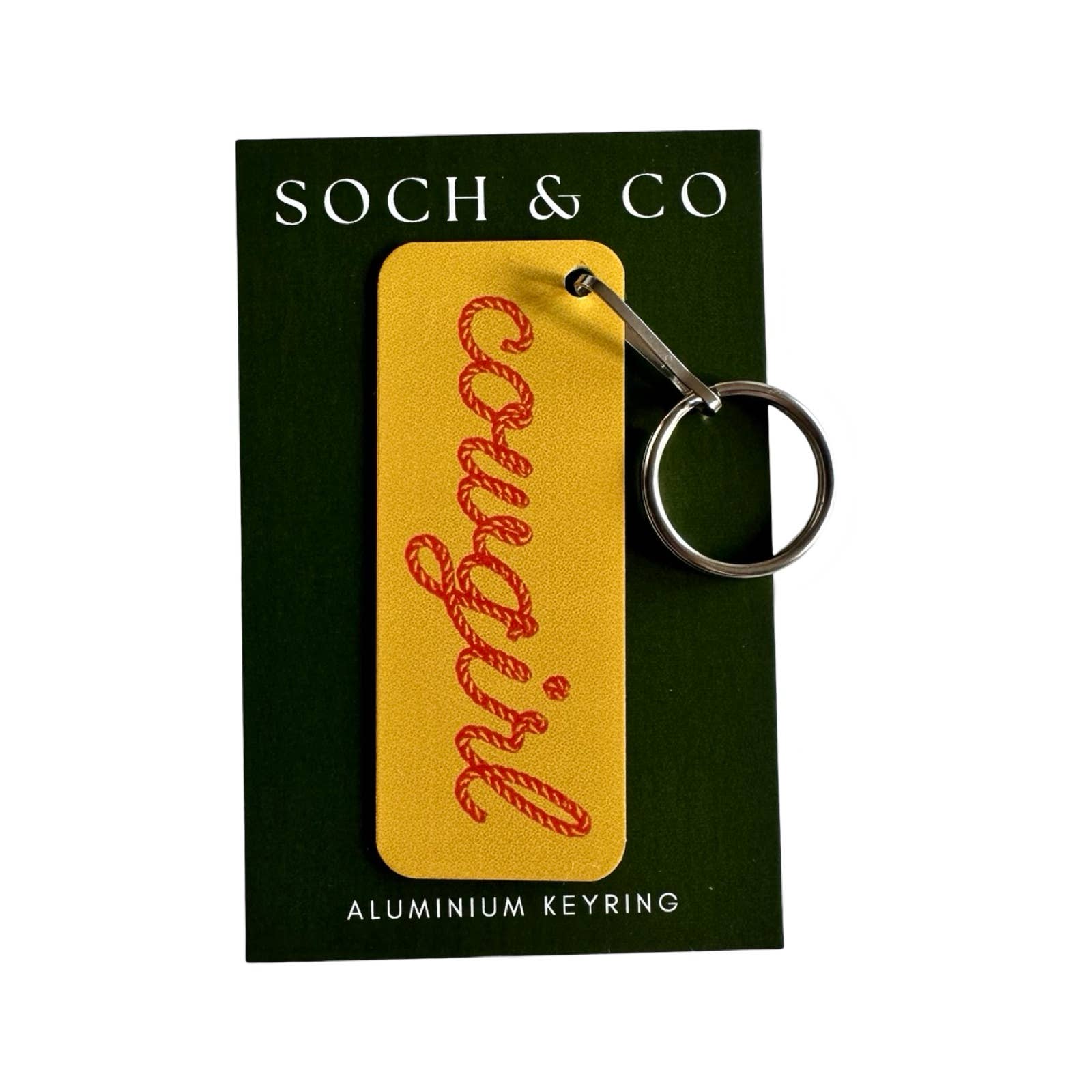 soch and co – wholesale Keychain – Unisex – Cowgirl western keyring0