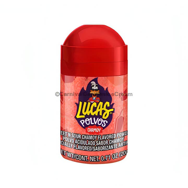 Carnival Candies & Ice Cream Inc. - Wholesale Gummy - Lucas Polvos Chamoy Powder Mexican Candy (10 Count)