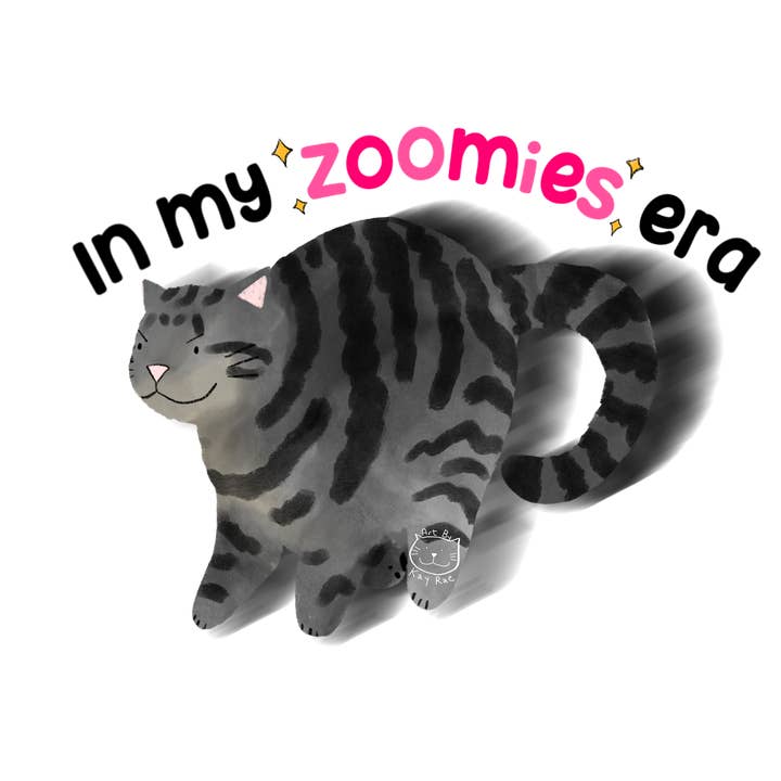 Autocolante Zoomies Era por atacado de Art By Kay Rae