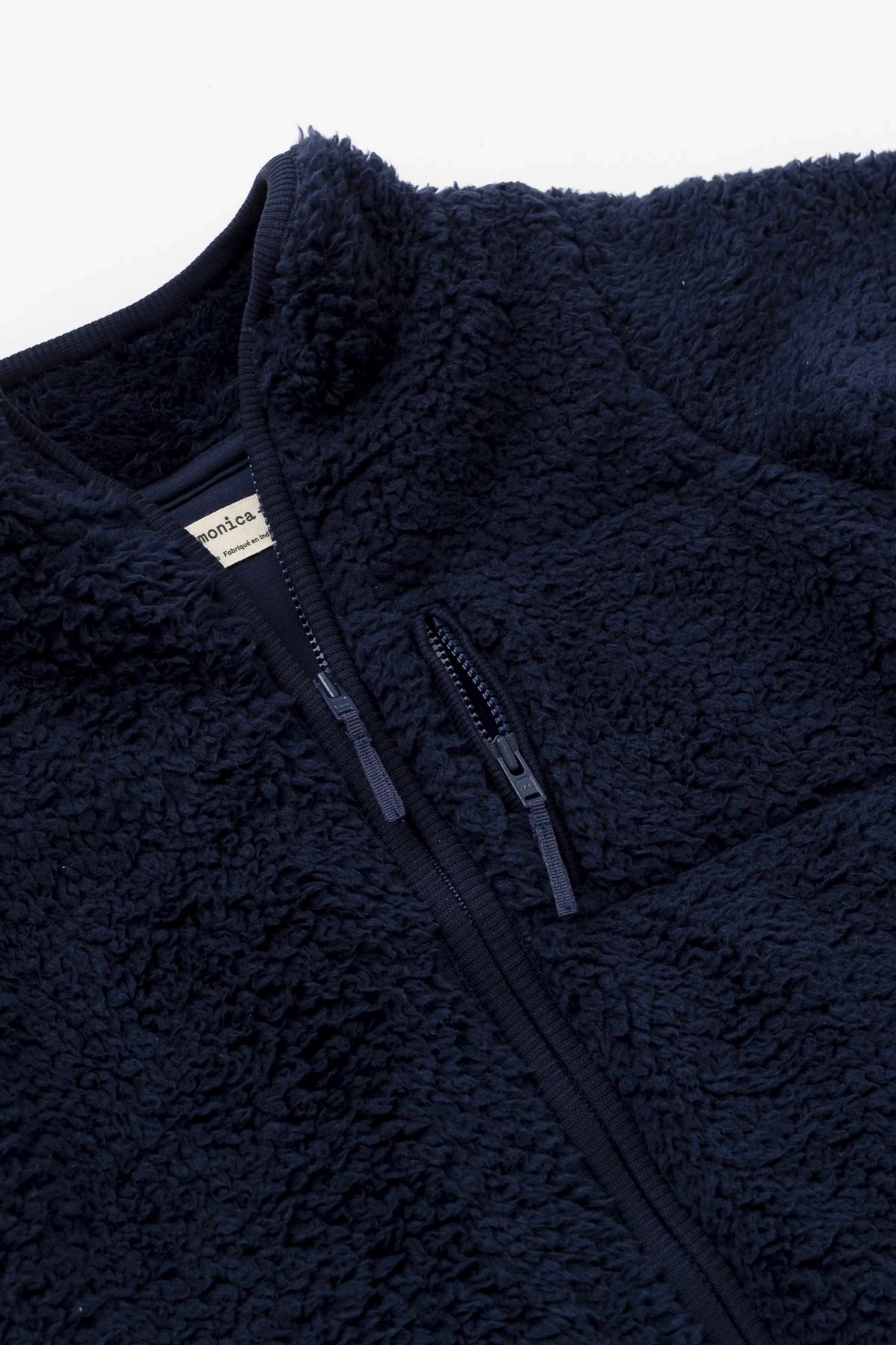 Monica + Andy – wholesale Jacket – Child – Sherpa Jacket_Navy6