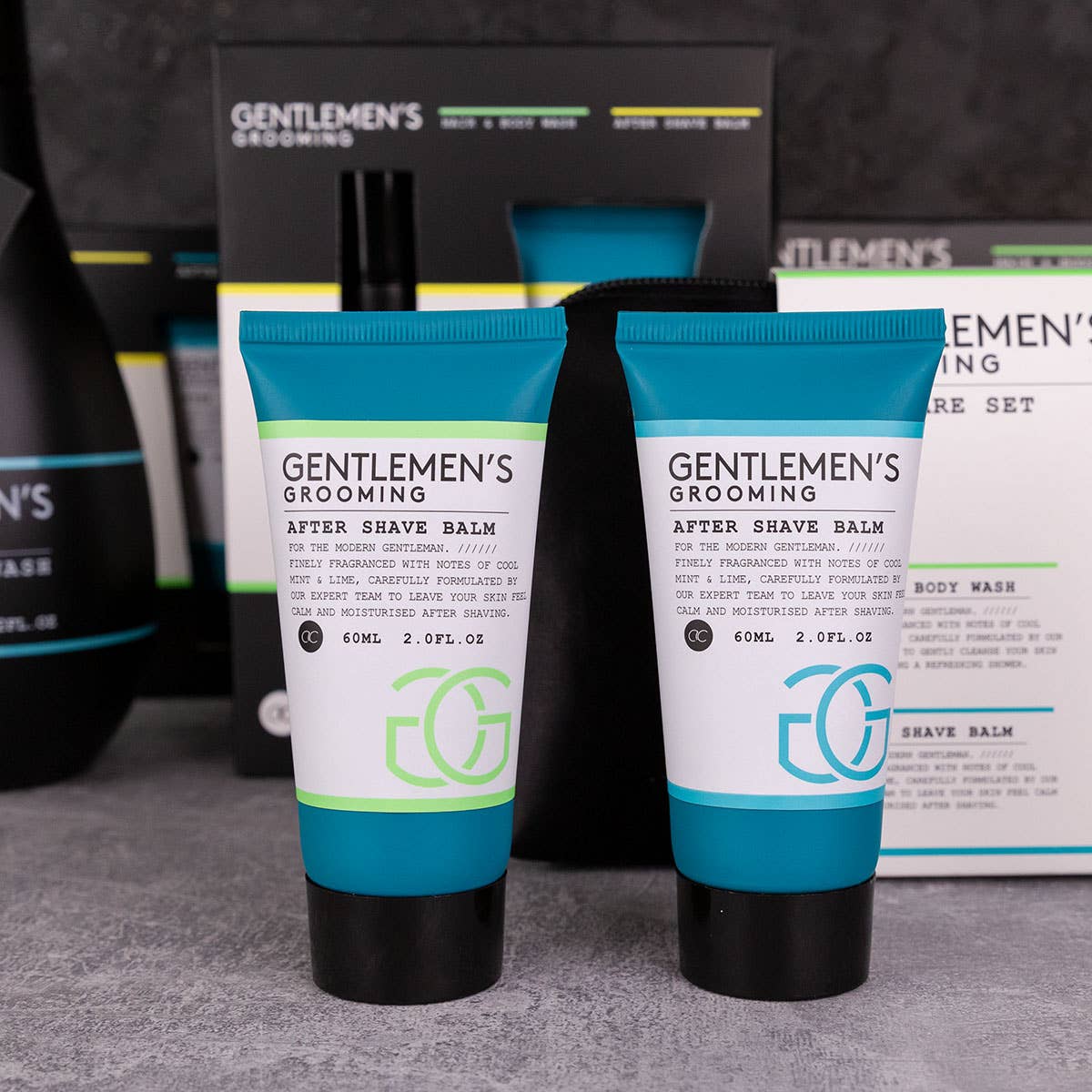 Accentra - Wholesale Bath & Body Set - Men's - Gentlemen's Grooming Gift Set in Toiletry Bag2