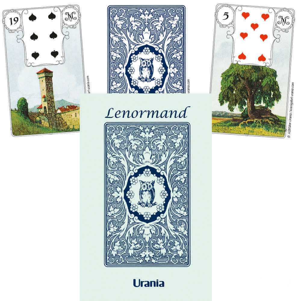 Cardshouse - Vendita all'ingrosso Tarocchi - Blue Owl Lenormand Cards AGM0