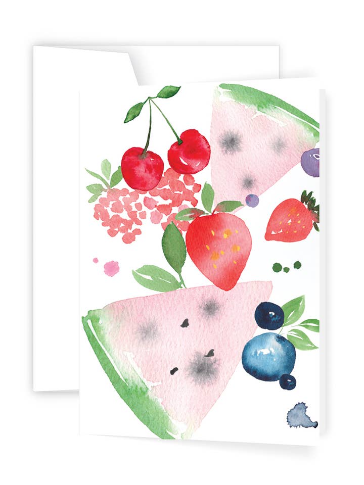 Berry Burst greeting card for wholesale by Ellen Walsh Designs