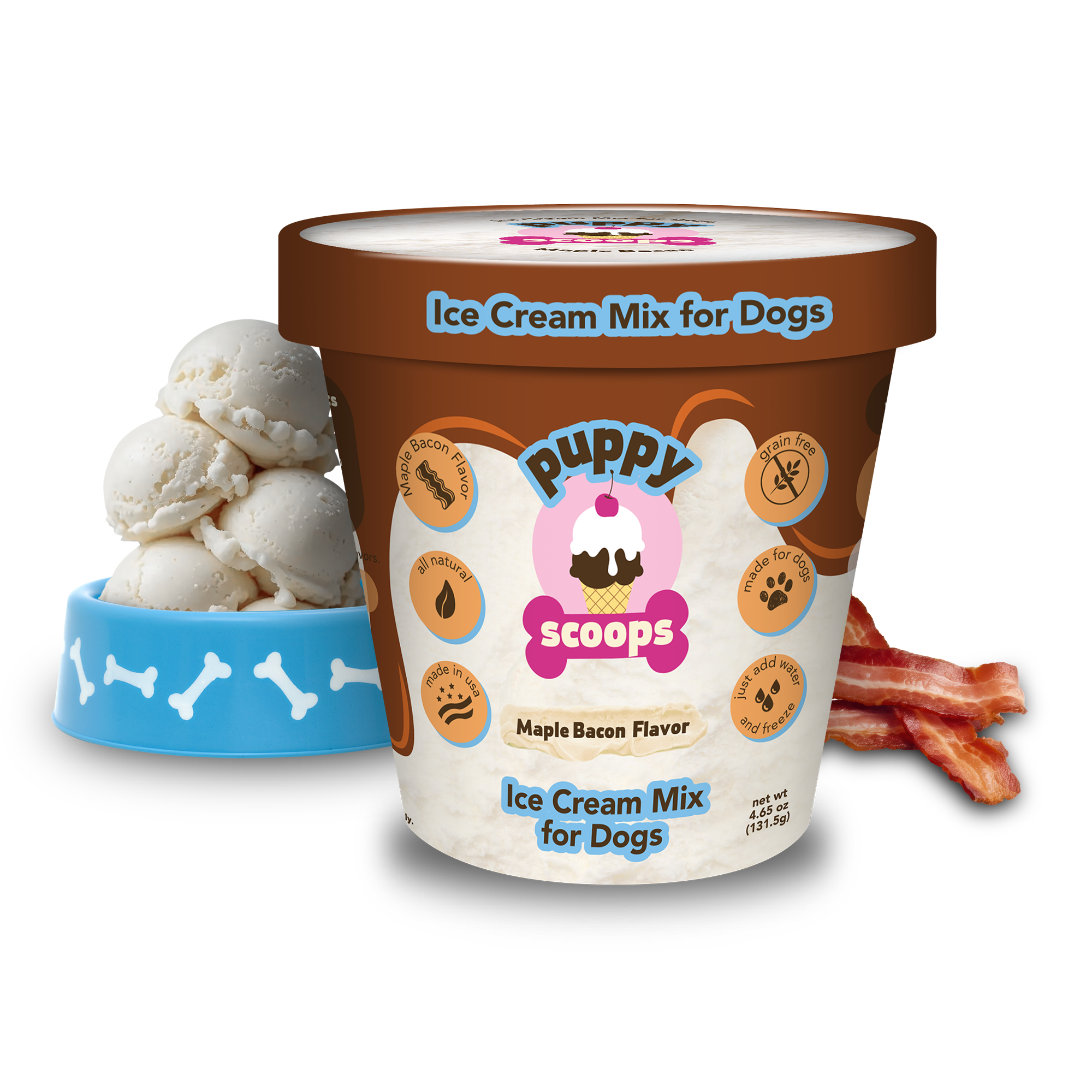 Puppy Cake LLC - Wholesale Pet Treats - Dog - Puppy Scoops Ice Cream Mix for Dogs2