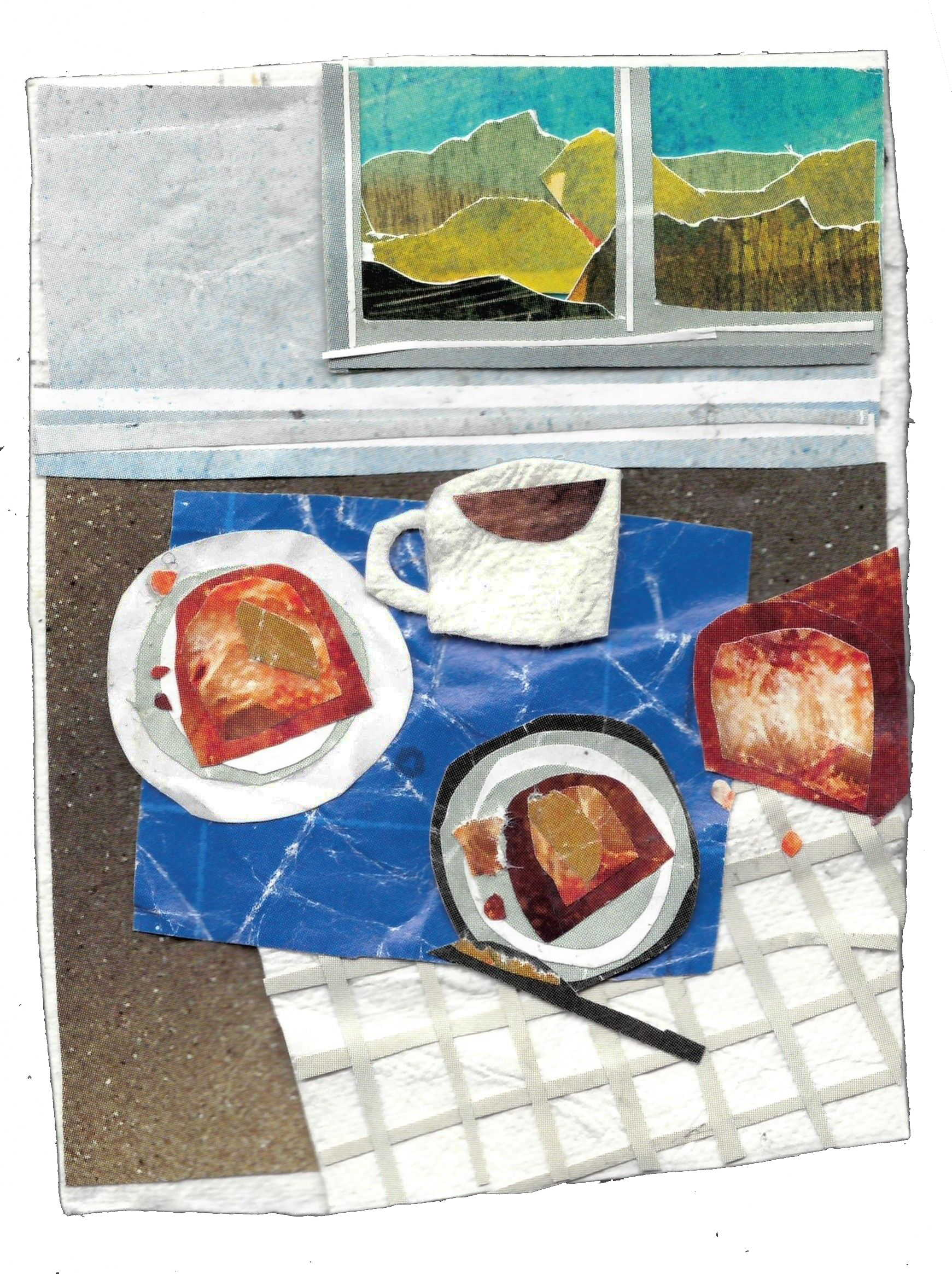 Meg Fatharly - Vente Carte de vœux classique - La carte de vœux de la table du petit-déjeuner2