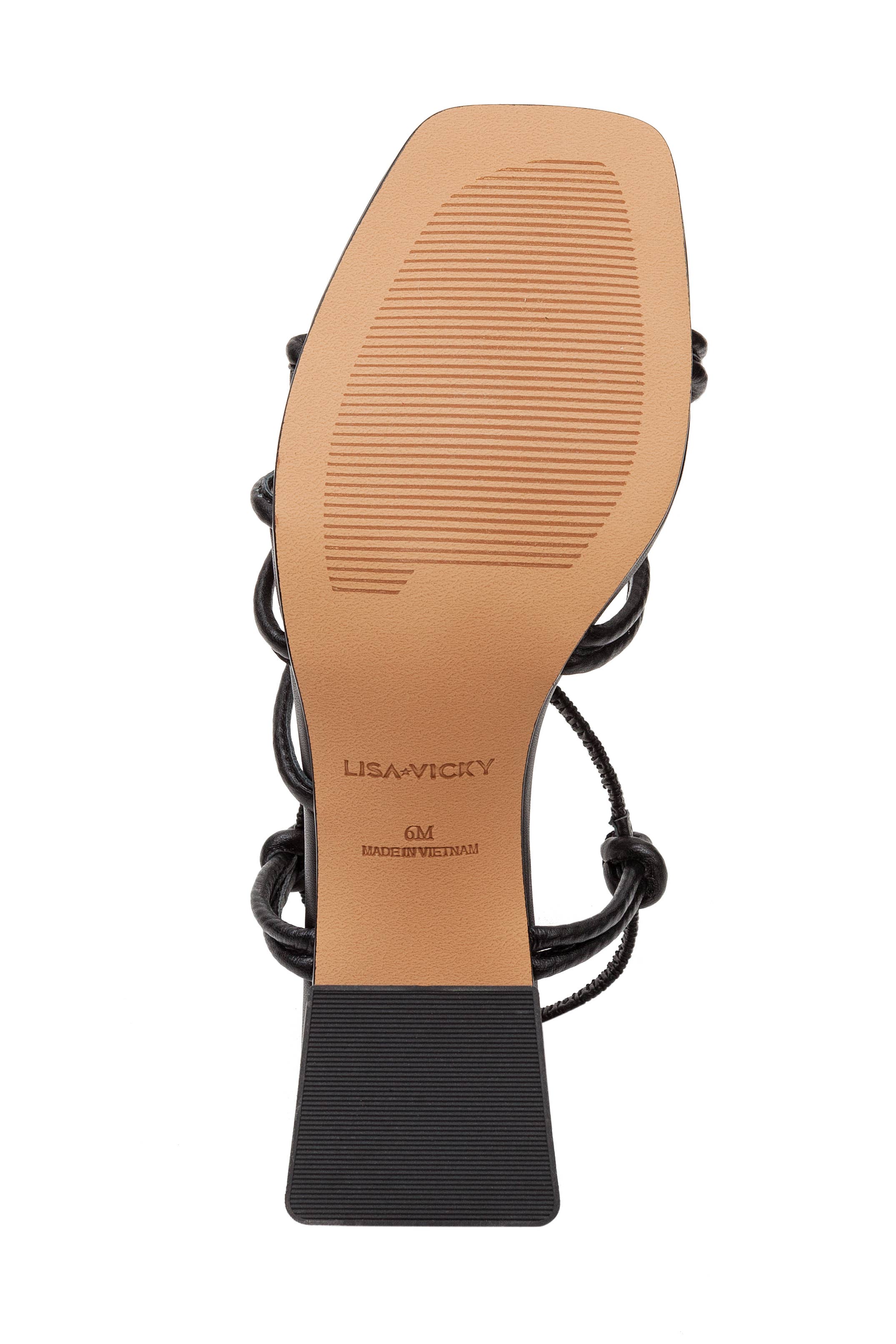 LISA*VICKY - Wholesale Sandals - Women's - ABLOOM Block Heel Knotted Sandal7