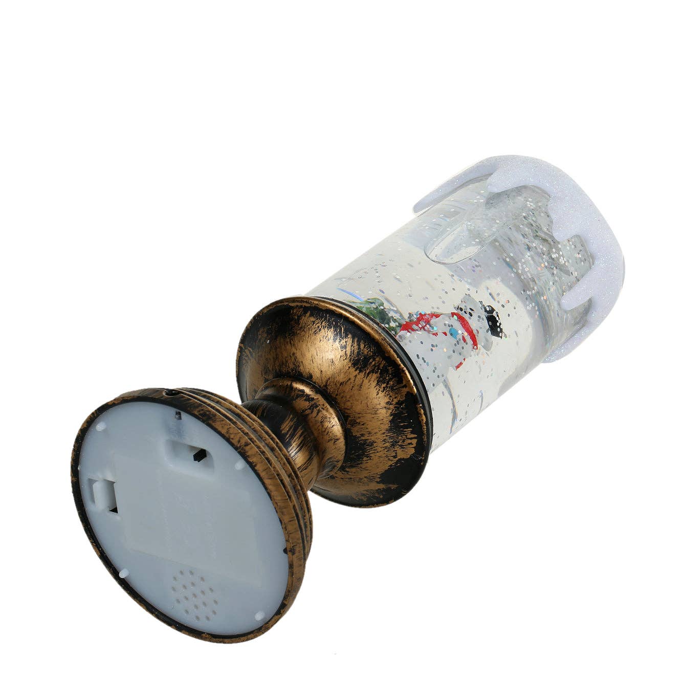 SINT - Wholesale Christmas Decoration - SINT Christmas Musical Snow Globe Candlestick Lantern23