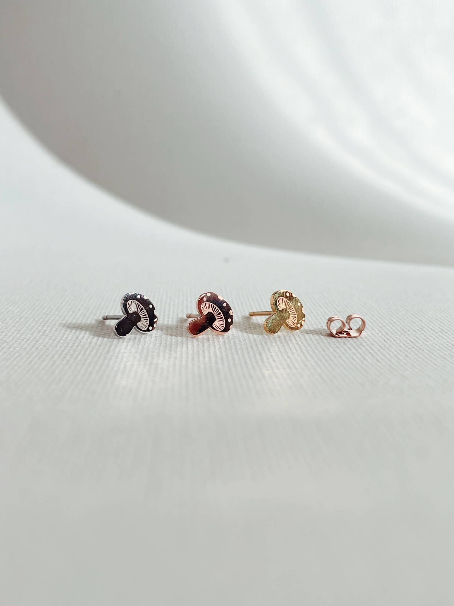 Dainty Little Tiny Things - Wholesale Stud/Post Earrings - Dainty Little Tiny Things | Groovy Mushrooms | Earring Studs4