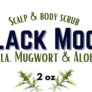 Black Moon Scalp and Body Scrub for wholesale by Bear Moon Botanica