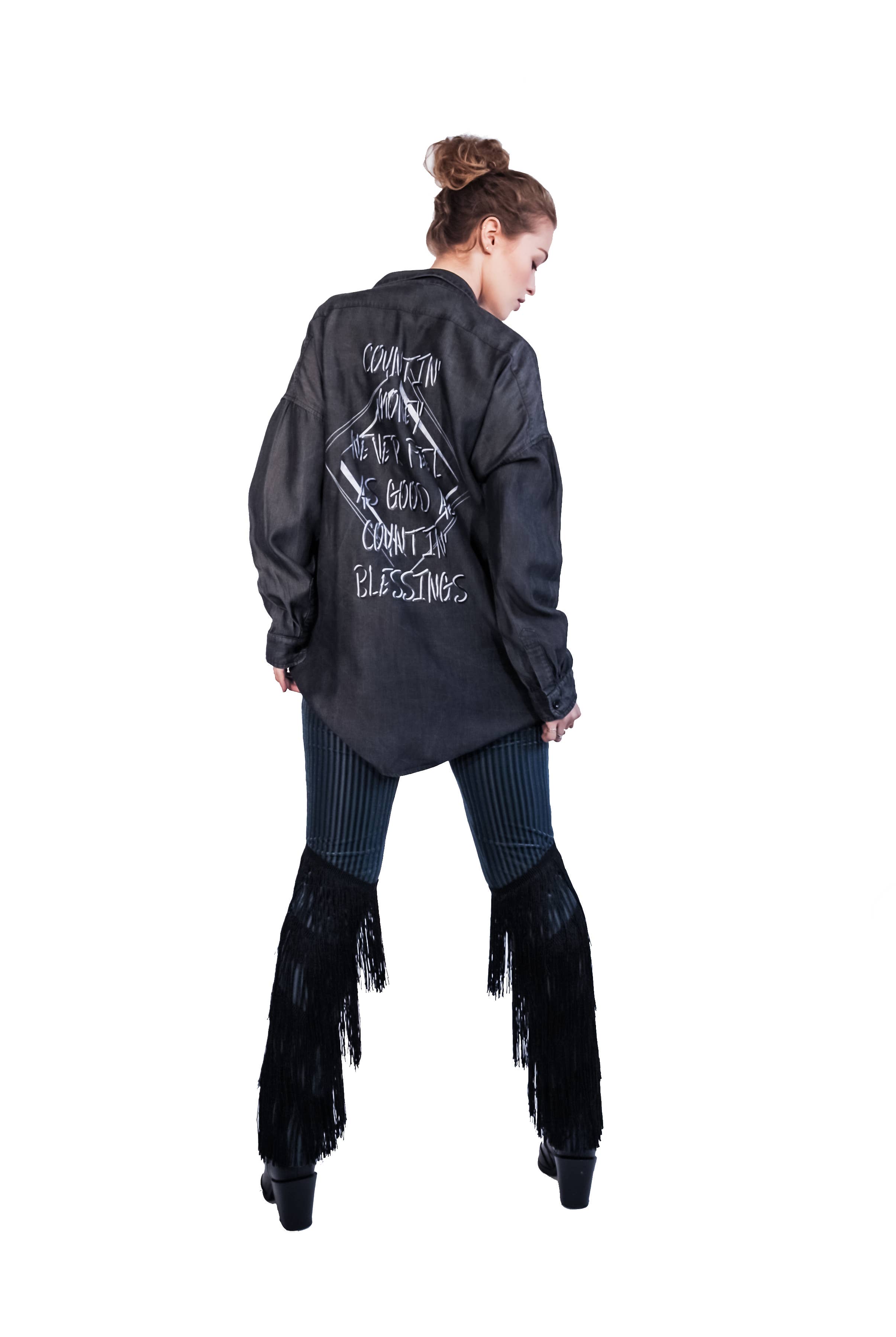 Gris Piedra Blessings Franela de venta al por mayor en Faire4