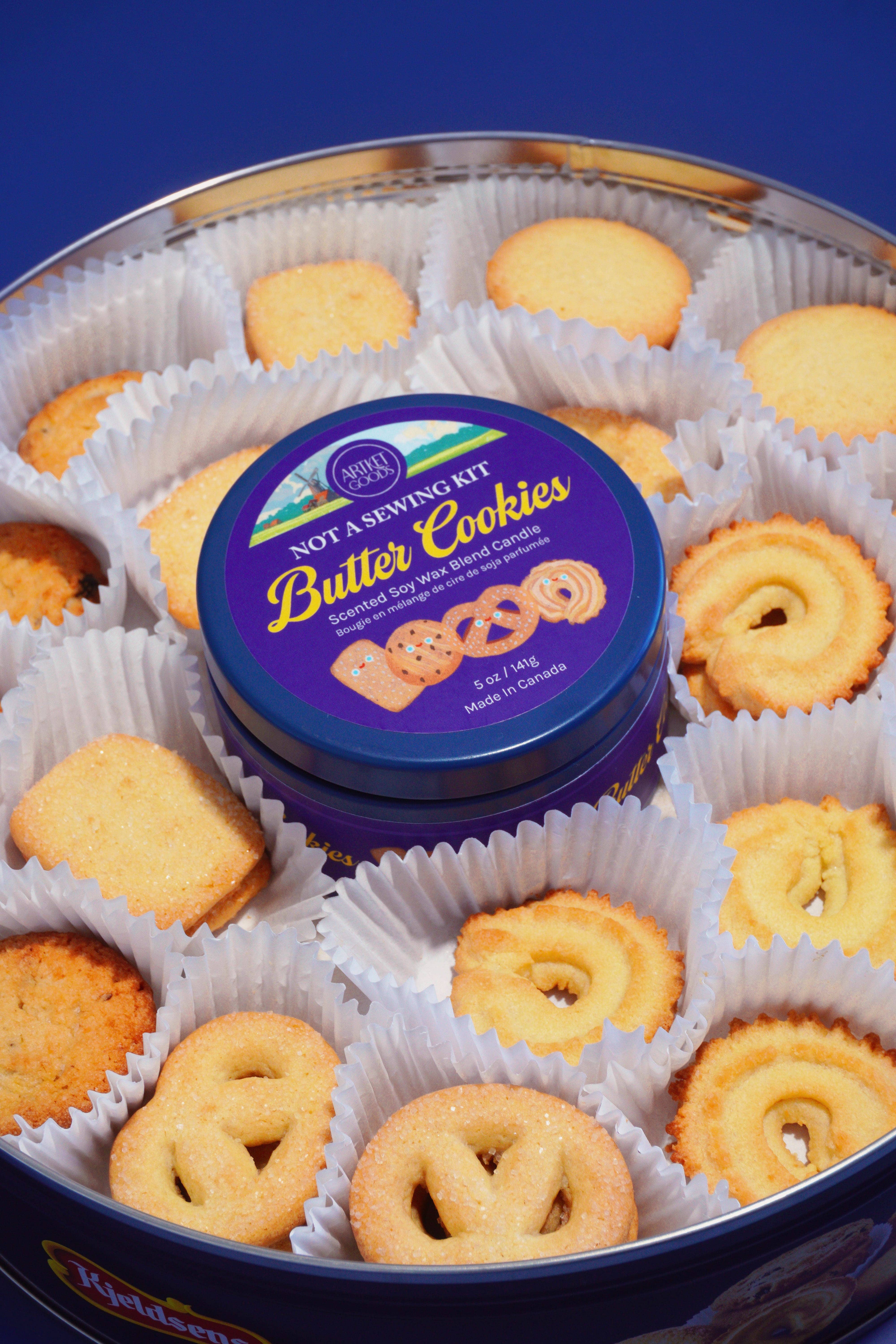 ArtketGoods - Wholesale Jar/Filled Candle - Not A Sewing Kit Butter Cookies Scented Soy Wax Blend Candle4