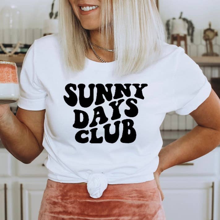 Axle Rose Co - Wholesale Sublimation Transfer - Sunny Days Club transfer