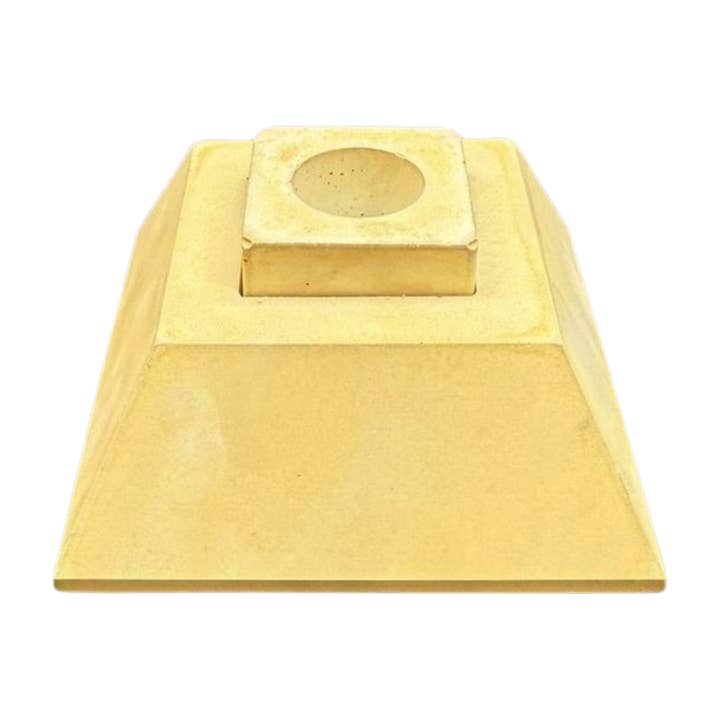 Universal candle holder concrete for wholesale by Kerzenmanufaktur Stephanus