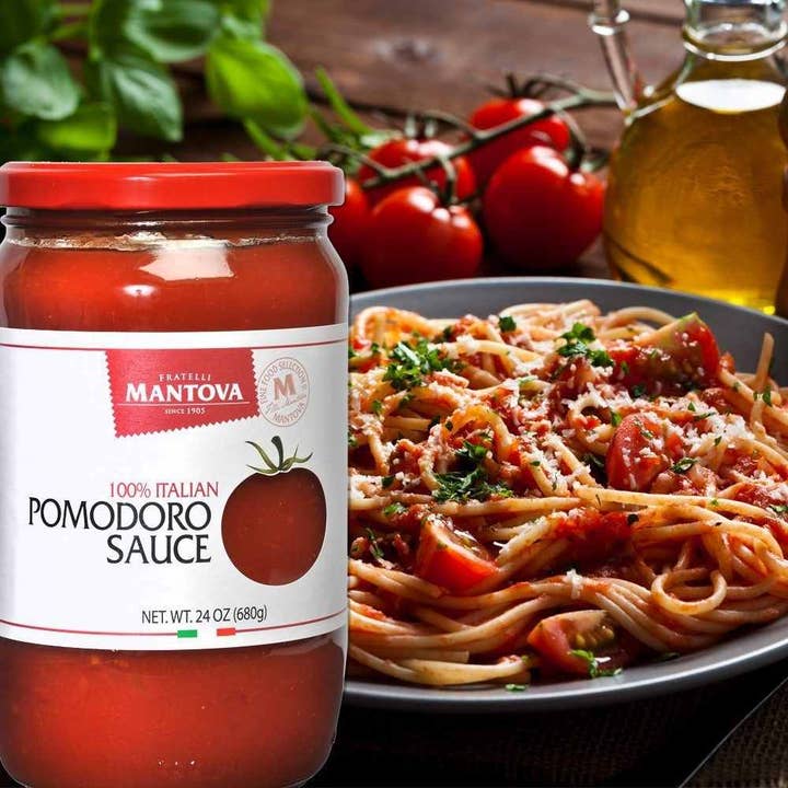 Fine Italian Food - Wholesale Pasta Sauce - Mantova Pomodoro Sauce, 24 oz.6