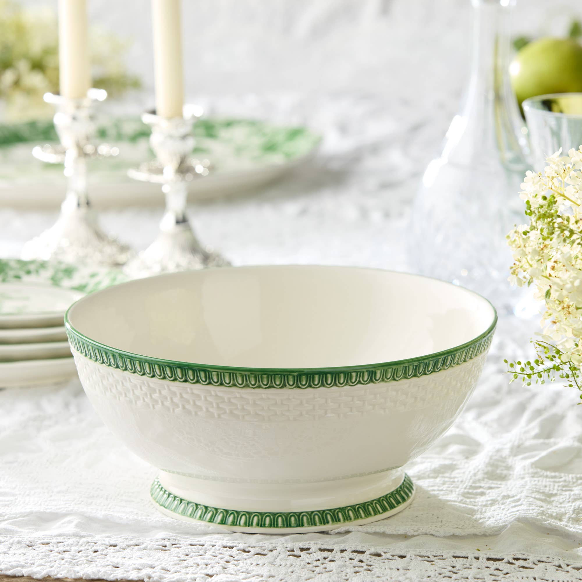 Certified International - Wholesale Serve Bowl - Le Jardin Embossed Rattan Deep Bowl 10.875x4.75 120 oz0