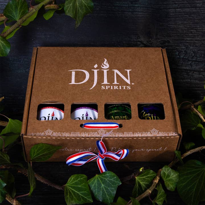 Coffret Découverte sans alcool Djin Spirits pour la vente par DJIN SPIRITS