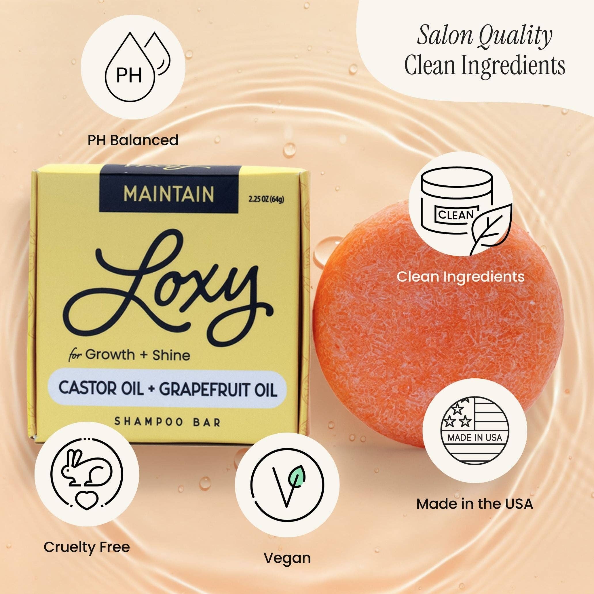 Loxy - Wholesale Shampoo Puck/Solid Shampoo - MAINTAIN: Shampoo Bar for growth & shine3