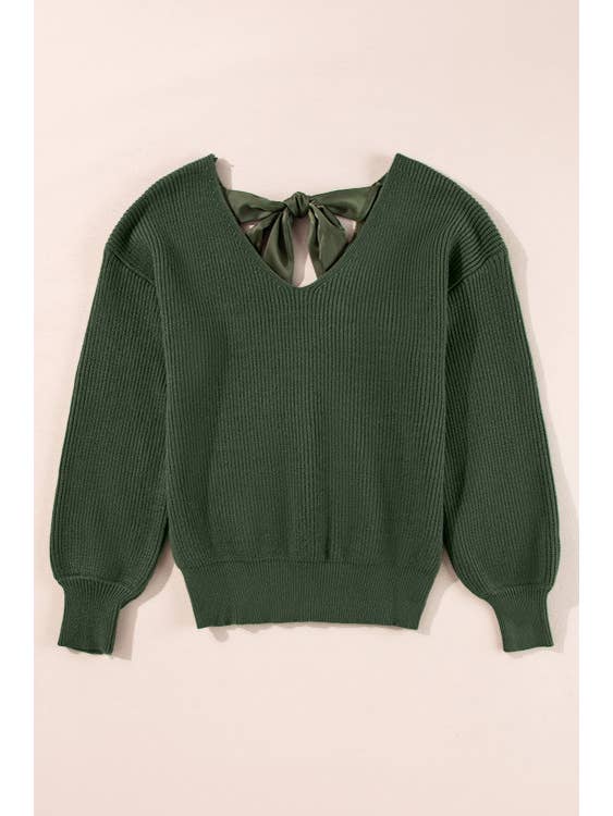 Tracie's - Venta al por mayor Jersey de punto - Mujer - Jersey con lazo en la espalda