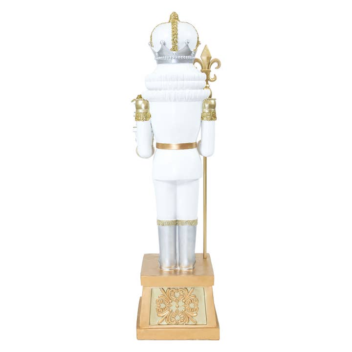 Sunnydaze Decor - Wholesale Holiday Nutcracker - Pierre the Fleur-de-Lis Christmas Nutcracker Statue - 47" H9
