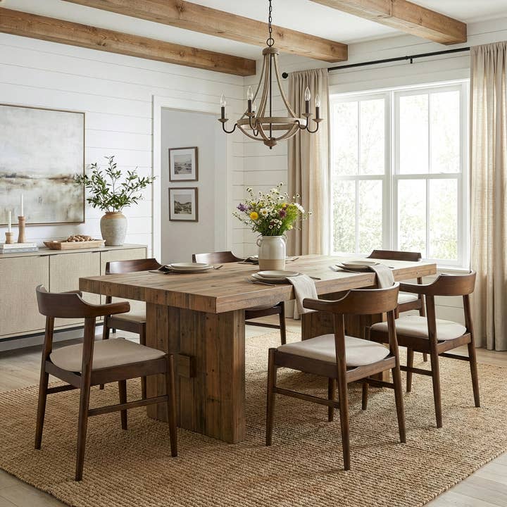 Glamour Home - Wholesale Chair - Set of 2 Atlas Retro Modern Curved Back Wood Chairs1