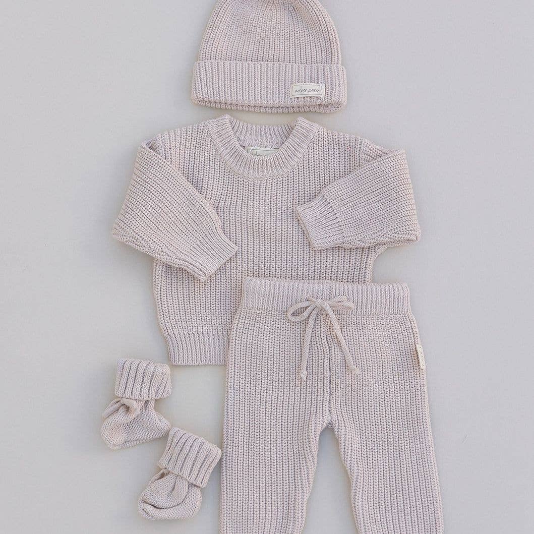 Arbor Cove - Wholesale Top & Pant Set - Baby - Chunky Knit Sweater Set0