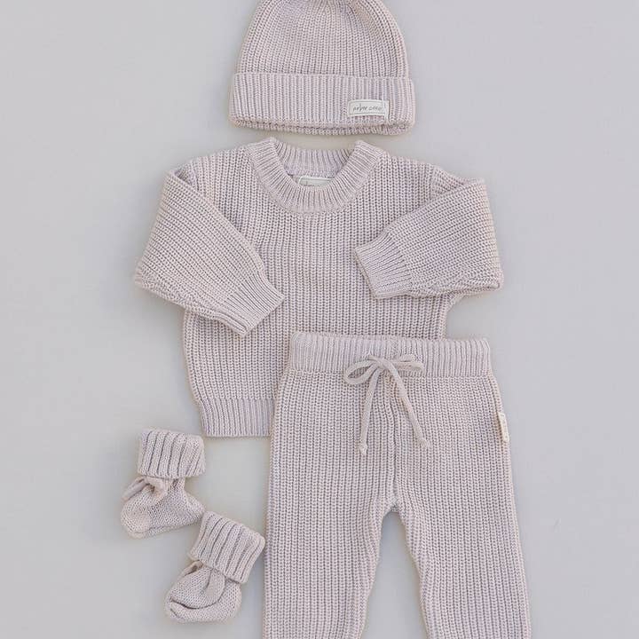 Arbor Cove - Wholesale Top & Pant Set - Baby - Chunky Knit Sweater Set