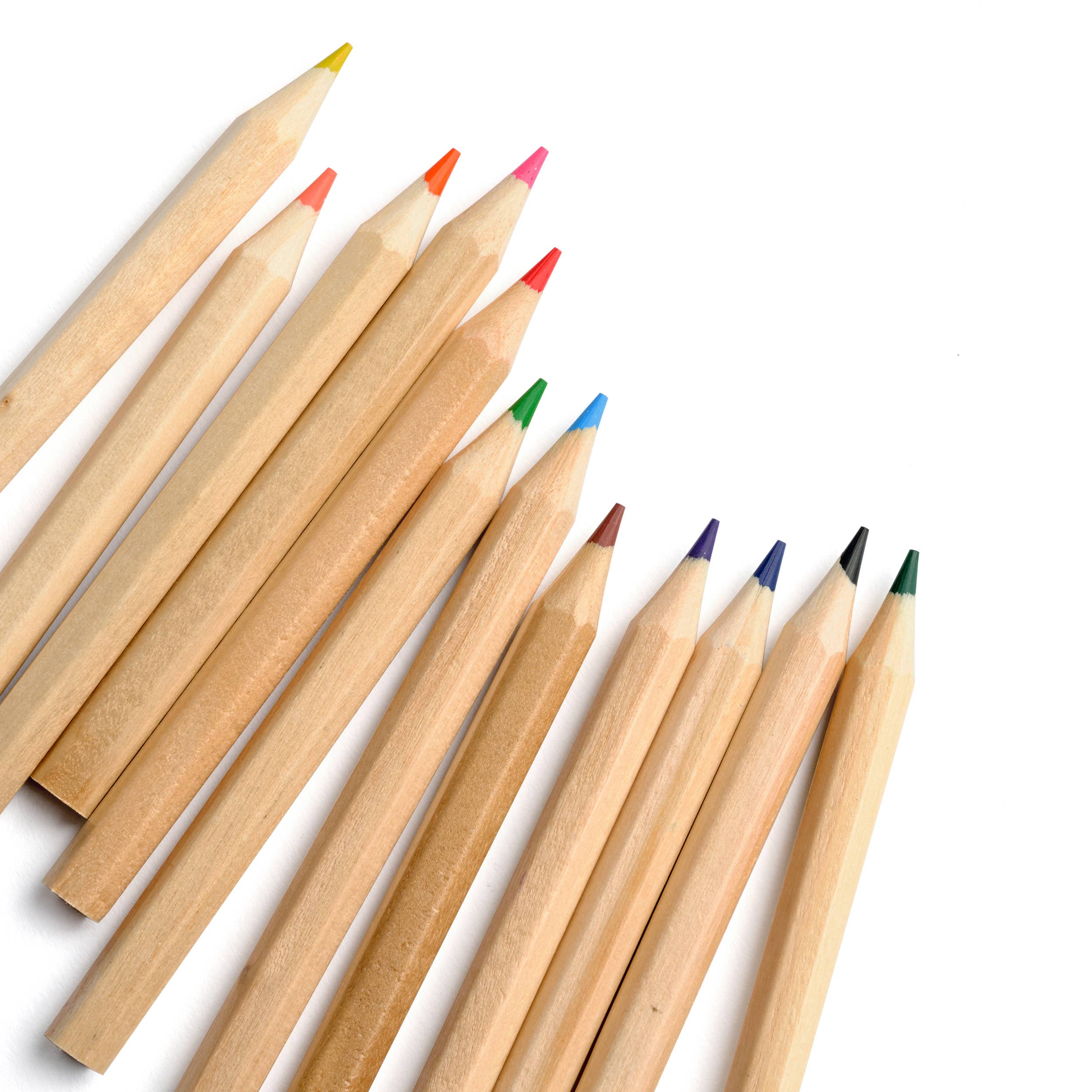 elseware unplug / eco-kids - Wholesale Colored Pencil - Colored Pencils - Tall & Travel Size - 12 Colors4