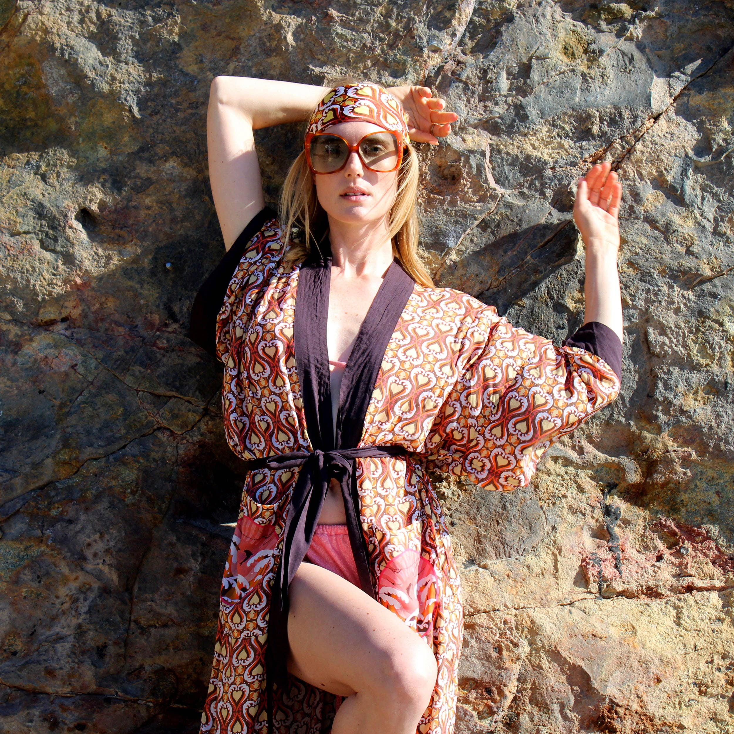 Henelle - Wholesale Kimono - Women's - Surfrider Sunset Duster Robe1