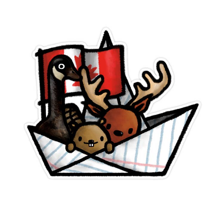 Sticker - Oh Canada for wholesale by studio vcky