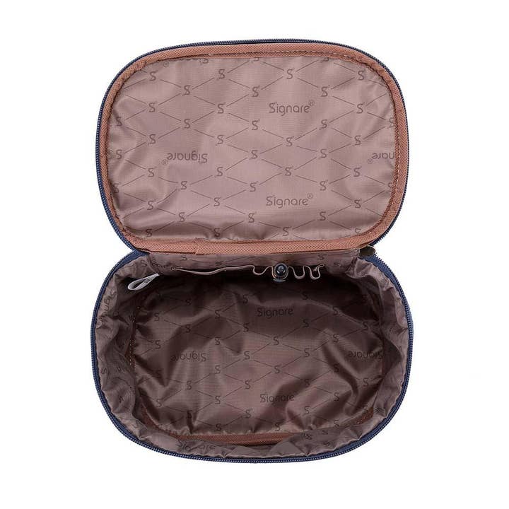 SignareArt - Wholesale Toiletry Bag - Women's - TOIL-AUST | JANE AUSTEN BLUE TOILETRY VANITY TRAVEL BAG