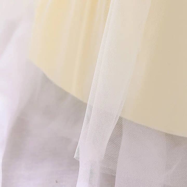 MyKids-USA® - Wholesale Dress - Baby - Newborn Baby Girl Birthday Baptism Dress One Shoulder Puff Sleeves Princess Dress7