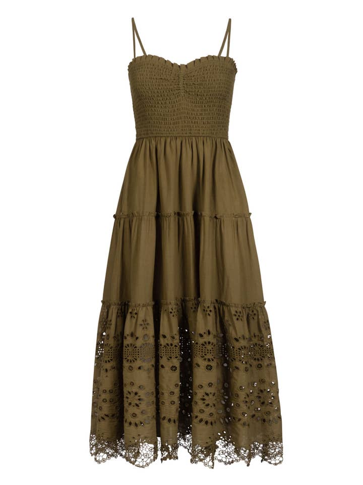 Robe Cecilia en Martini Calypso Eyelet pour la vente par Change of Scenery