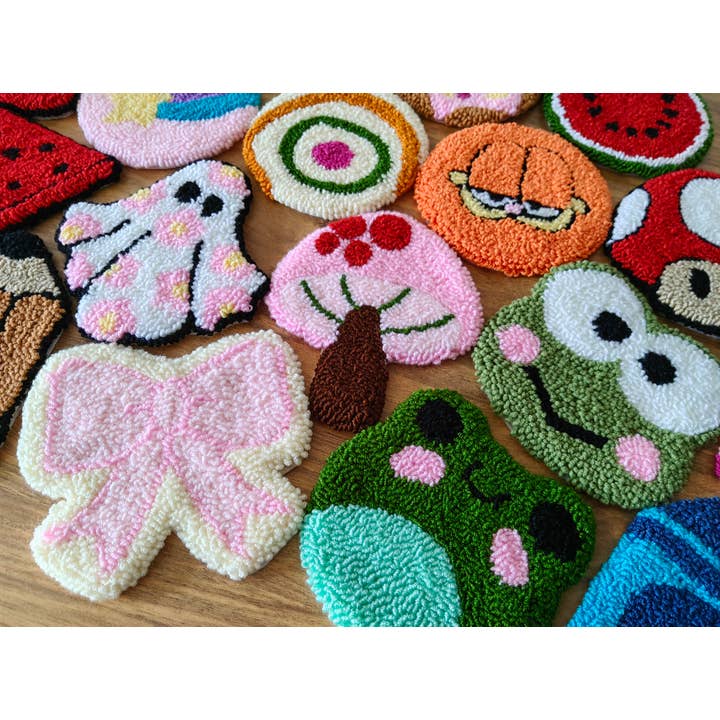 despinacrafting - Wholesale Coasters - Punch Needle Mug Rug, Coffee Coaster, Table Accessories12