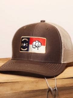 NC Cotton Flag Structured Hat for wholesale by Bella Cotton