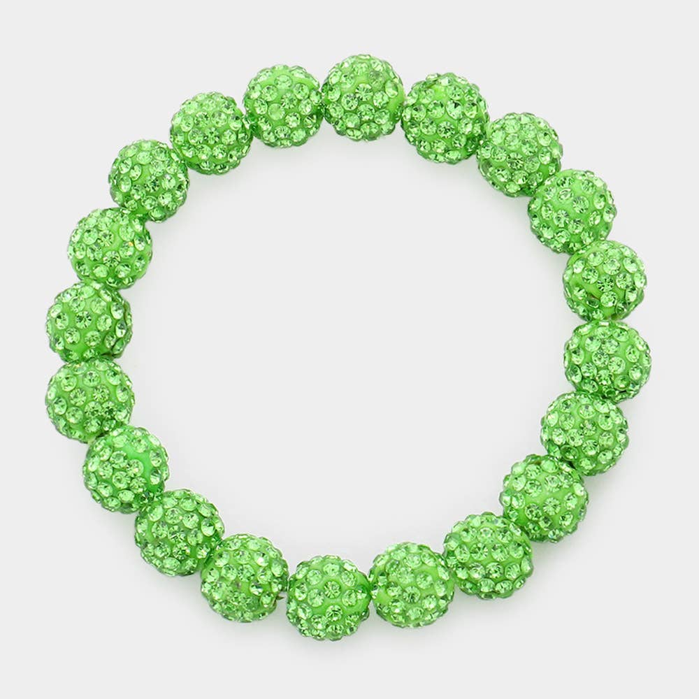 Sensibling Corp. – wholesale Beaded bracelet – Shamballa Ball Beaded Stretch Bracelet11