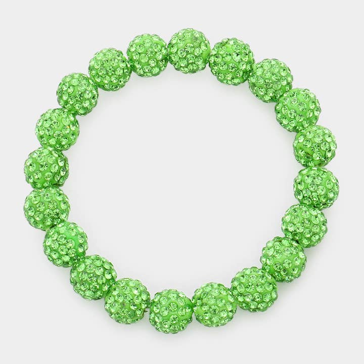 Sensibling Corp. – wholesale Beaded bracelet – Shamballa Ball Beaded Stretch Bracelet11