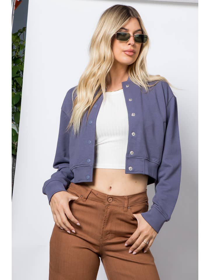 26 International - Wholesale Bomber Jacket - Women's - Fleece Bomber Jacket14