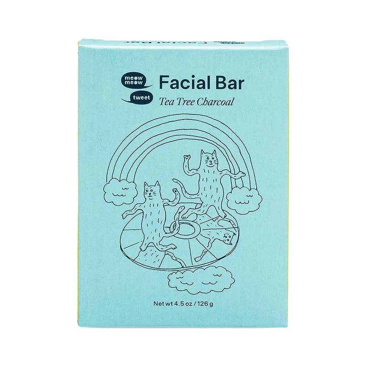Meow Meow Tweet - Wholesale Facial Cleanser - Tea Tree Charcoal Facial Soap
