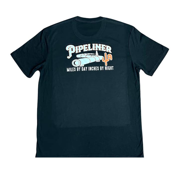 "Pipeliner" - Black Adult Tee (2024) for wholesale by Cactus Alley Hat Co.