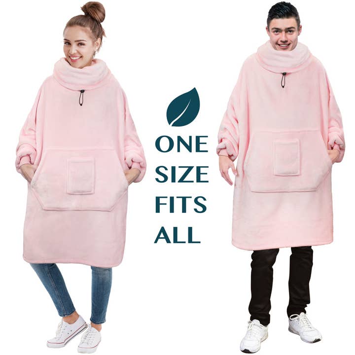 Pavilia - Wholesale Throw Blanket - Neck Warmer Sweatshirt Hoodie Blanket34