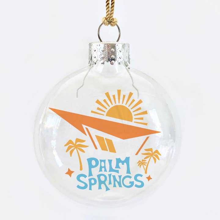 Palm Springs Kalifornien Sun Genomgående glasprydnad för wholesale av Skel & Co