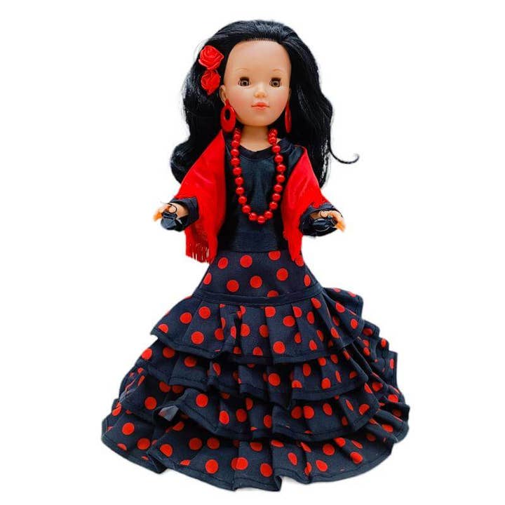Flamenco doll Pepa's original 41 cm. Folk Crafts for wholesale by Folk Artesanía Muñecas