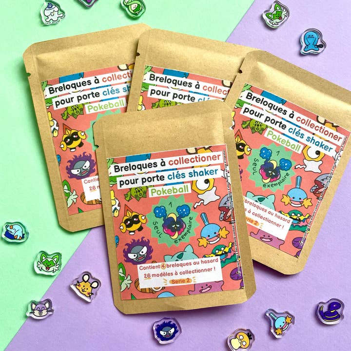 Girafette - Wholesale Keychain - Unisex - Pokeball shaker keychain2