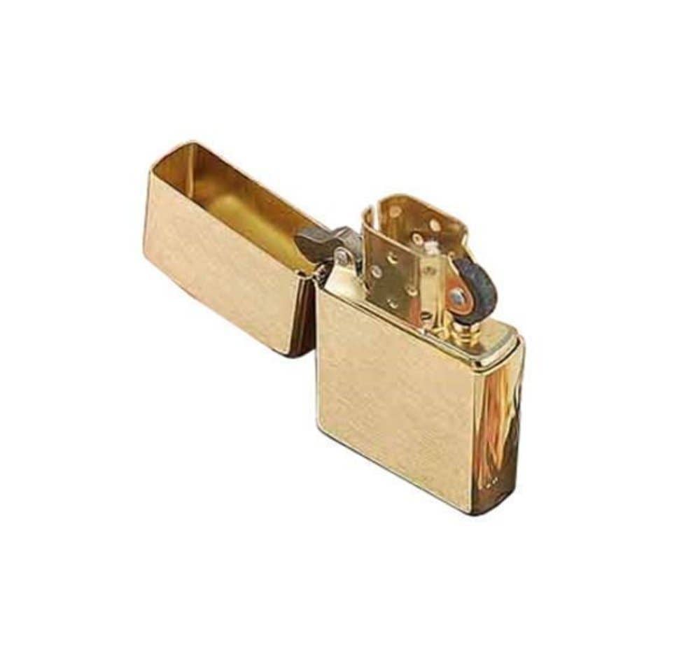 Benhalex - Wholesale Lighter - Zippo Lighter, Solid Brass, Brushed Finish, Classic #204B3