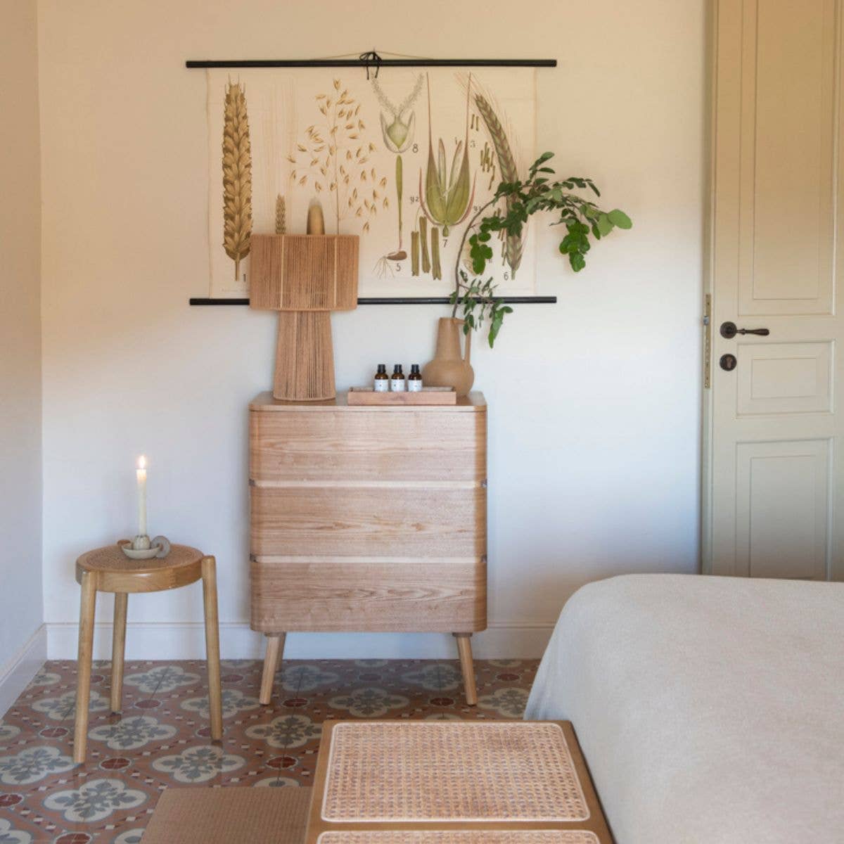 Andrea House - Wholesale Stool - Vintage wooden kitchen stool3