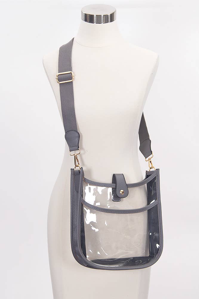 Hana – wholesale Crossbody bag – Women's – Clear Stadium Crossbody Bag13