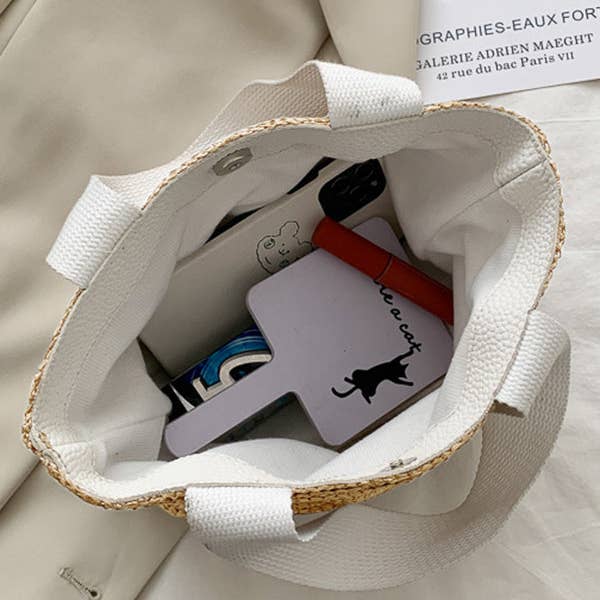 KK Bloom – Großhandel Strandtaschen – Einfache, lässige Tasche aus Webstoff für den Urlaub2